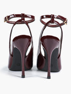 Pointed Toe Ankle Strap Classic Heels – Office Evening Pumps