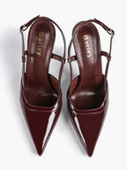 Pointed Toe Slingback Stiletto Heels | Elegant Dress Pumps