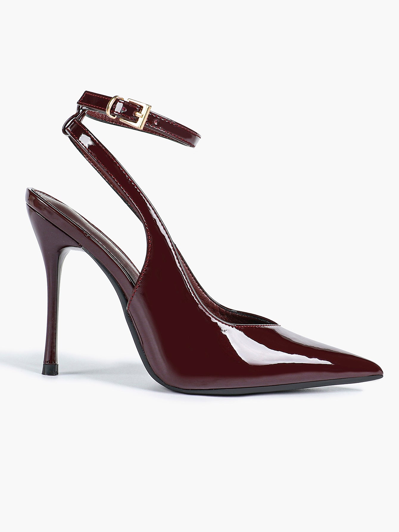 Pointed Toe Ankle Strap Classic Heels – Office Evening Pumps