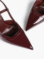 Pointed Toe Slingback Stiletto Heels | Elegant Dress Pumps