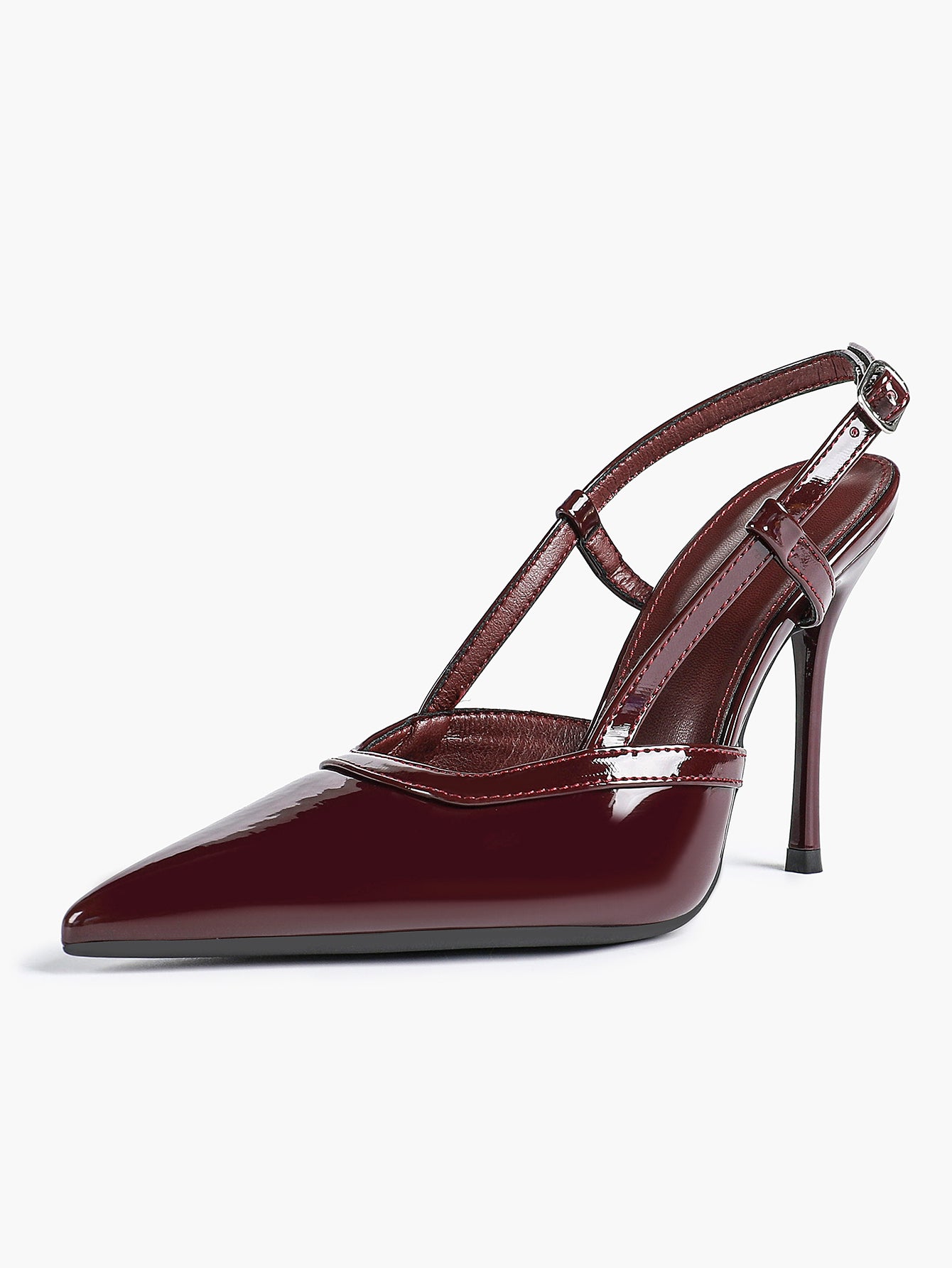 Pointed Toe Slingback Stiletto Heels | Elegant Dress Pumps