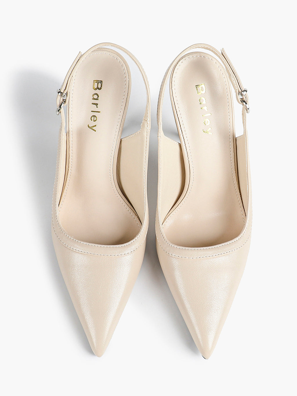 Glossy Patent Slingback Heels | Pointed Toe Formal Heels