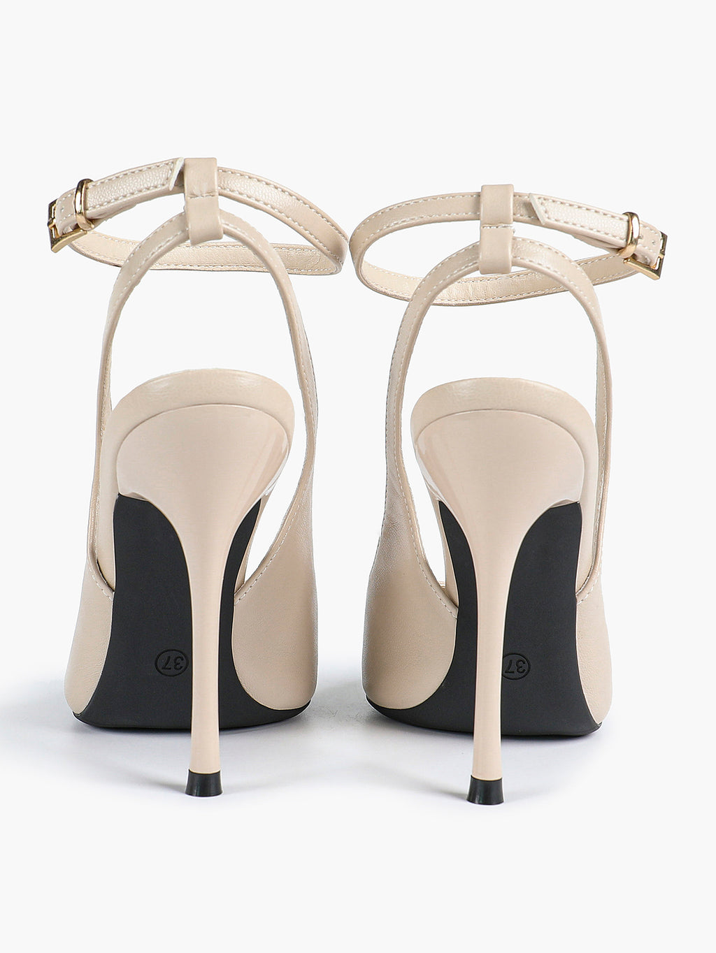 Pointed Toe Ankle Strap Classic Heels – Office Evening Pumps