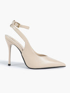 Pointed Toe Ankle Strap Classic Heels – Office Evening Pumps