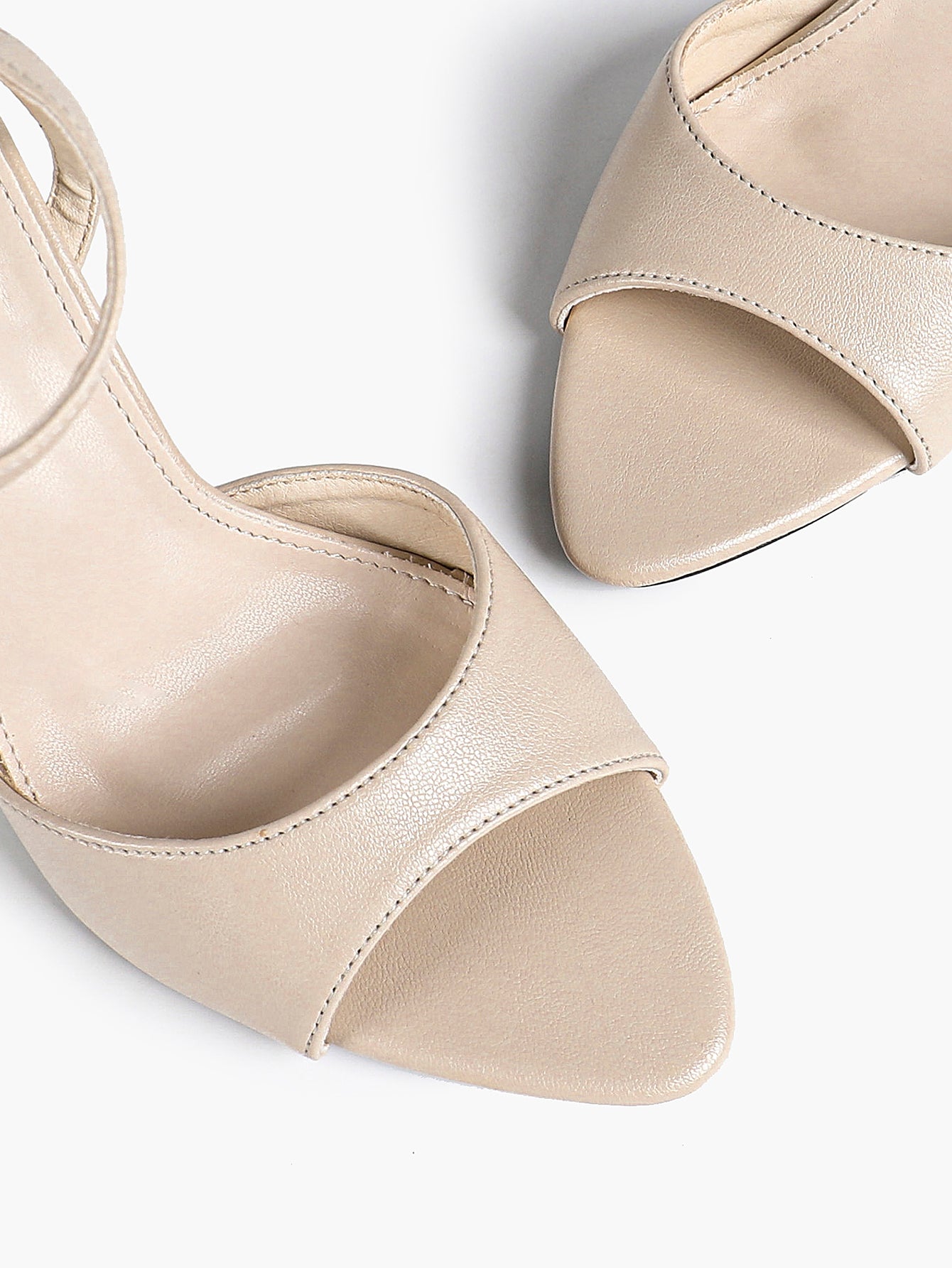 Open Toe Single Band Ankle Strap Heels Adjustable Sandals for Summer Date
