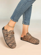 Bohemian Print Fabric Clogs Adjustable Buckle Casual Slip-On Birkenstock-Style Shoes