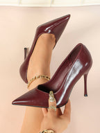 Pointed Toe Stiletto Heels Classic Formal Pumps for Business Office Daily Work