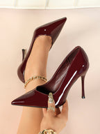 Pointed Toe Stiletto Heels Classic Formal Pumps for Business Office Daily Work