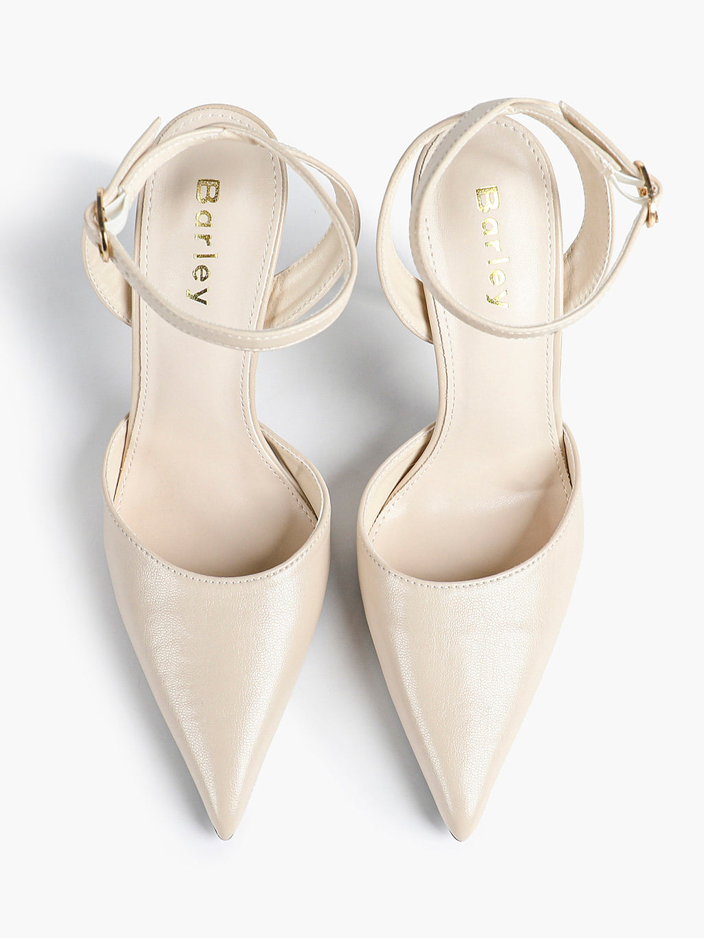 Classic Pointed Toe Ankle Strap Stilettos - Formal Event Heels