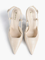 Pointed Toe Slingback Stiletto Heels | Elegant Dress Pumps