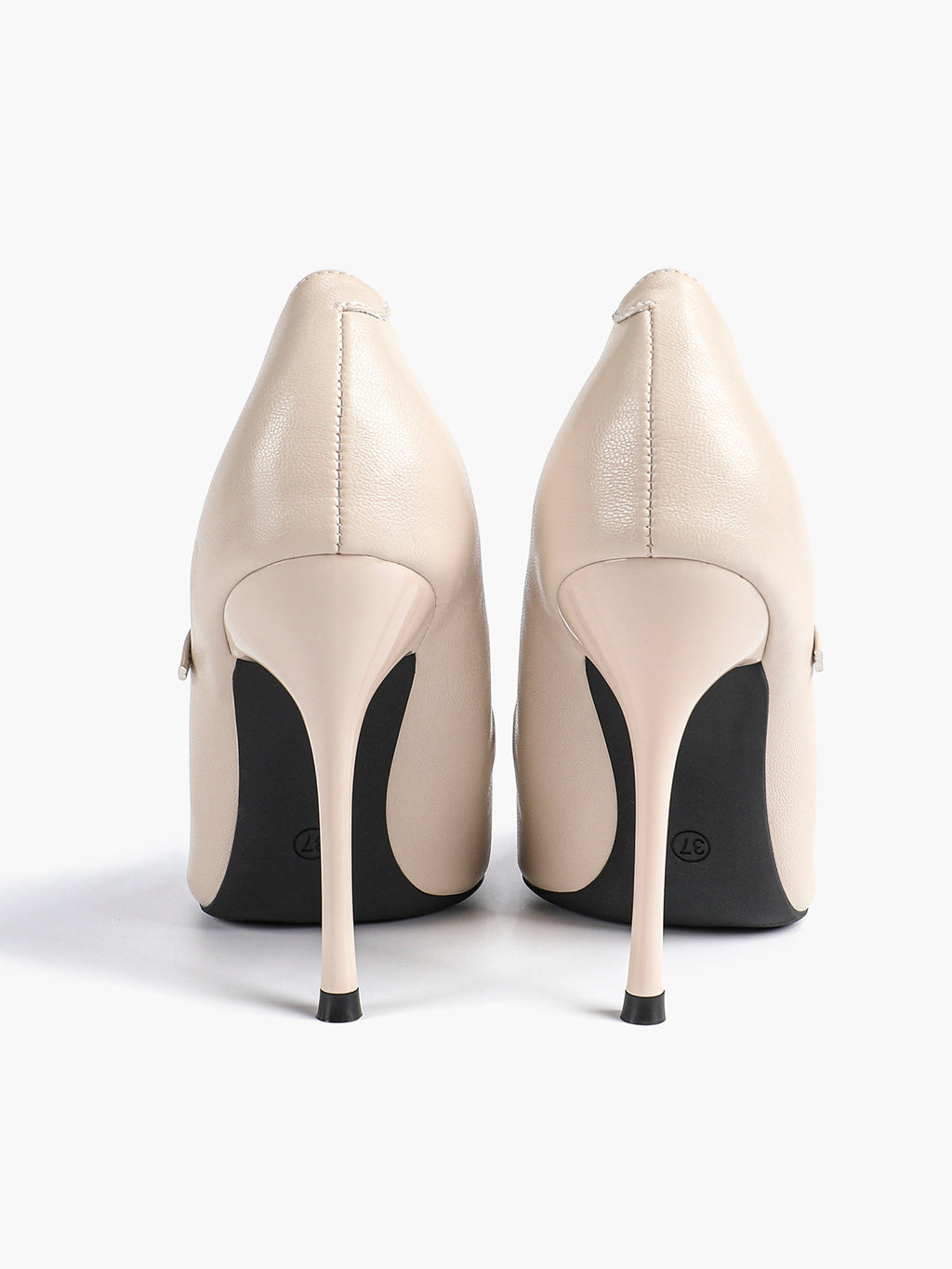 Cross Buckle Slingback Heels - Classic Pointed Toe Pumps