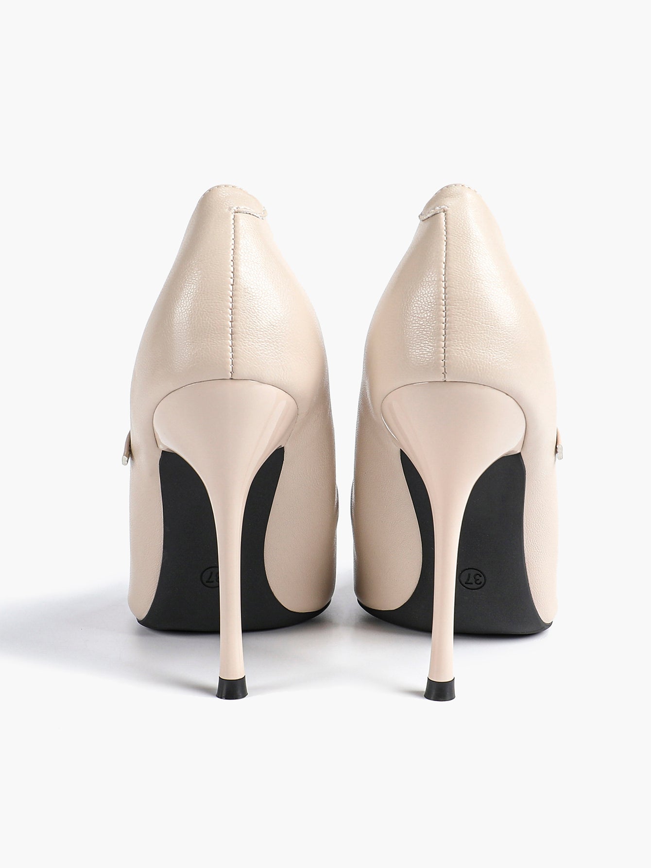 Cross Buckle Slingback Heels - Classic Pointed Toe Pumps