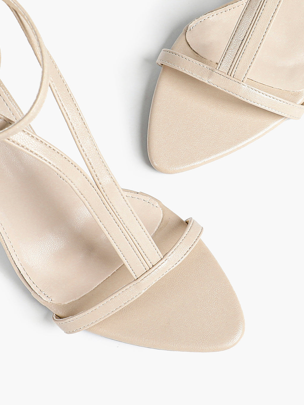 Women's Pointed Toe T-Strap High Heel Sandals -Summer, Wedding Guest, Date Night