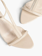 Women's Pointed Toe T-Strap High Heel Sandals -Summer, Wedding Guest, Date Night