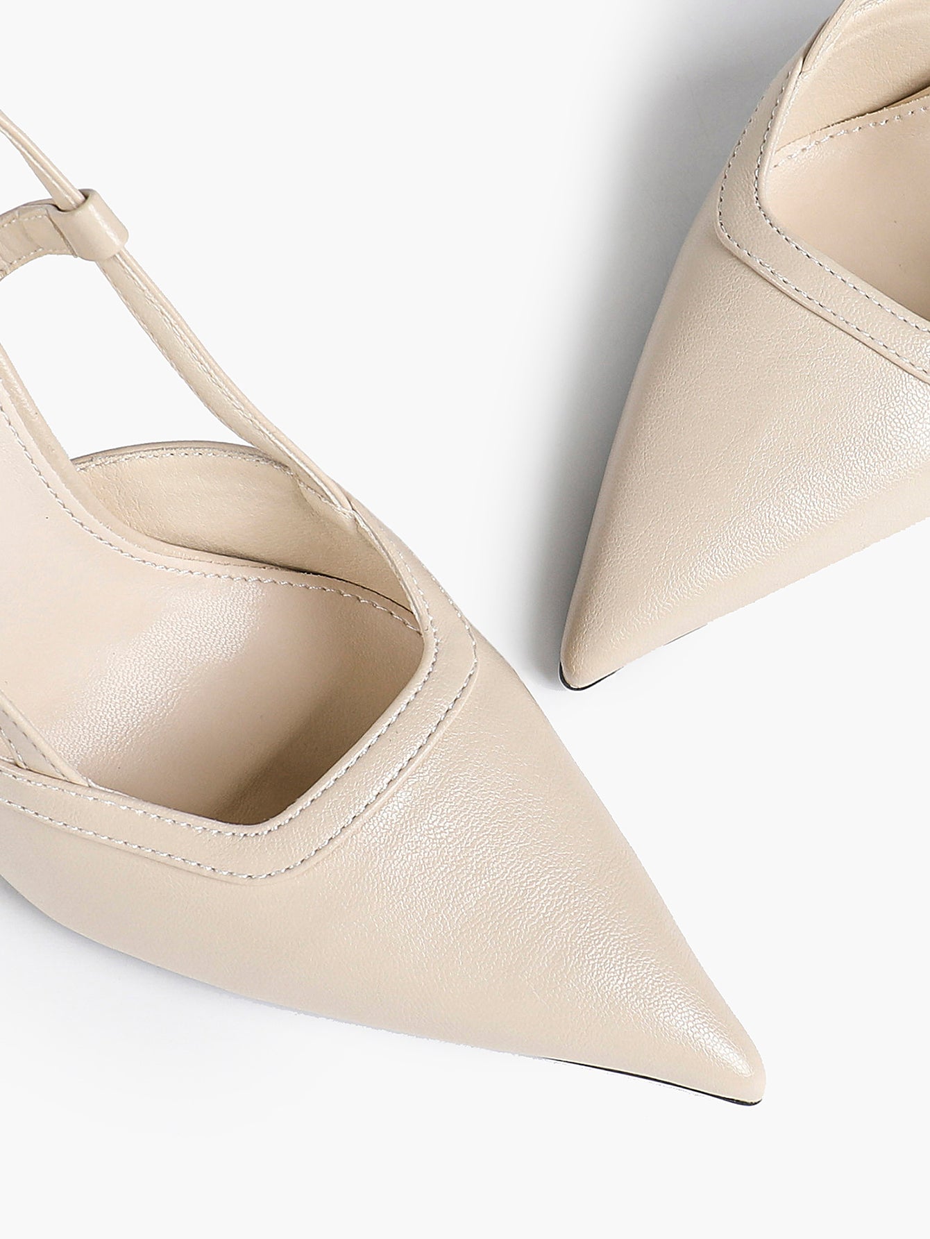 Pointed Toe Slingback Stiletto Heels | Elegant Dress Pumps