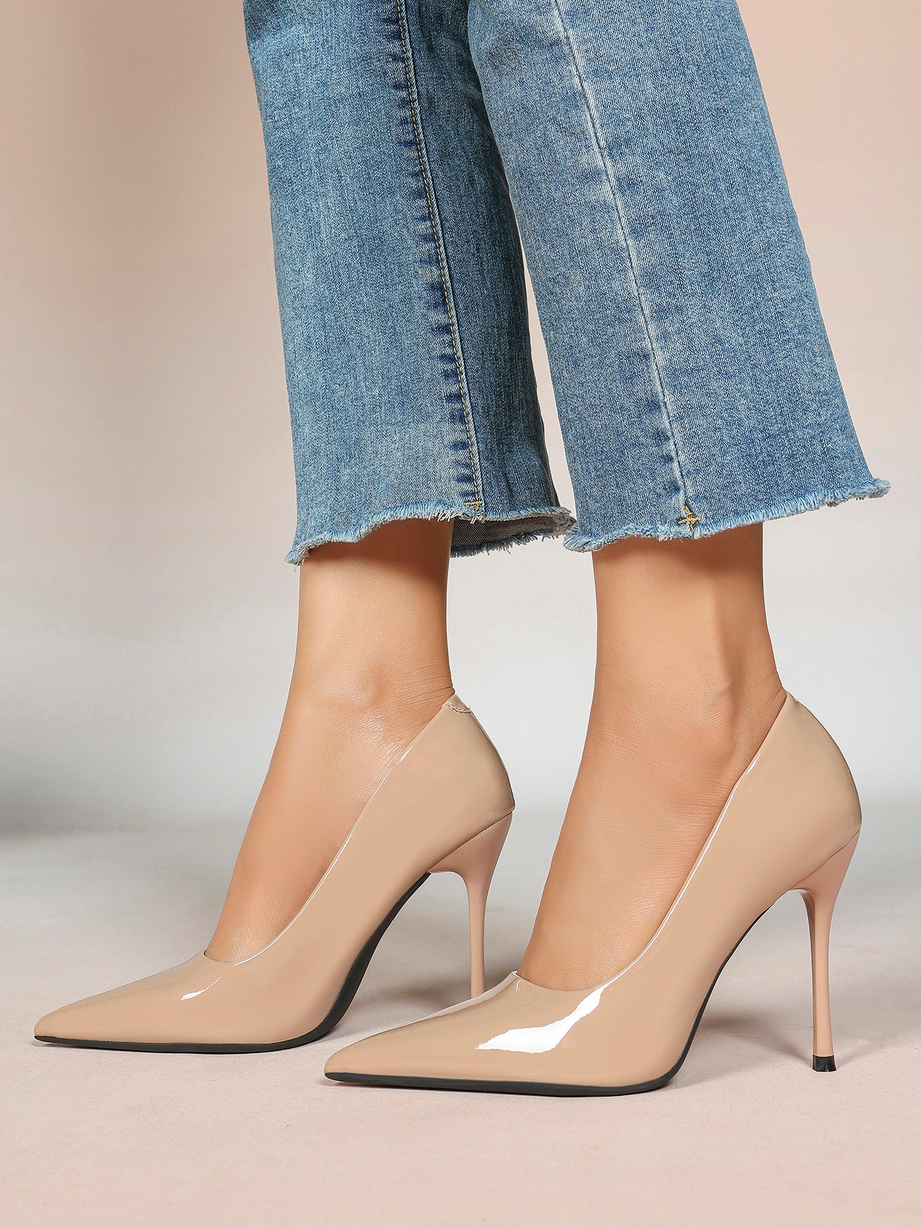 Classic Pointed Toe Stiletto Heels - Office Business Meetings Shoes