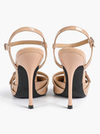 Double Strap Slingback Pointed Toe Stiletto Heels - Mary Jane Style Pumps