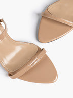 Chain Detail Open Toe High Heel Mules - Daily Party Sandals