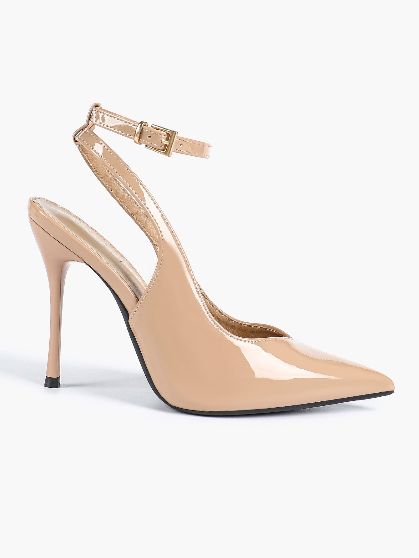 Pointed Toe Ankle Strap Classic Heels – Office Evening Pumps