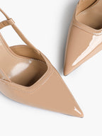 Pointed Toe Slingback Stiletto Heels | Elegant Dress Pumps