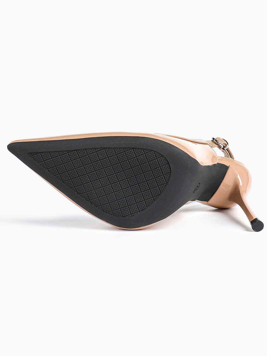Glossy Patent Slingback Heels | Pointed Toe Formal Heels