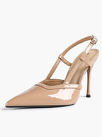Pointed Toe Slingback Stiletto Heels | Elegant Dress Pumps