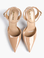 Classic Pointed Toe Ankle Strap Stilettos - Formal Event Heels