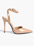 Classic Pointed Toe Ankle Strap Stilettos - Formal Event Heels