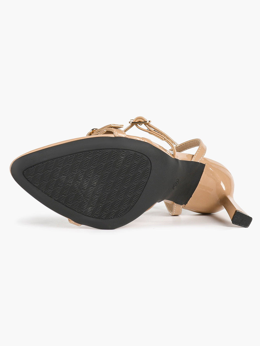 Custom-Fit Patent Sandals - 3 Adjustable Buckles for a Perfect Fit on Any Foot