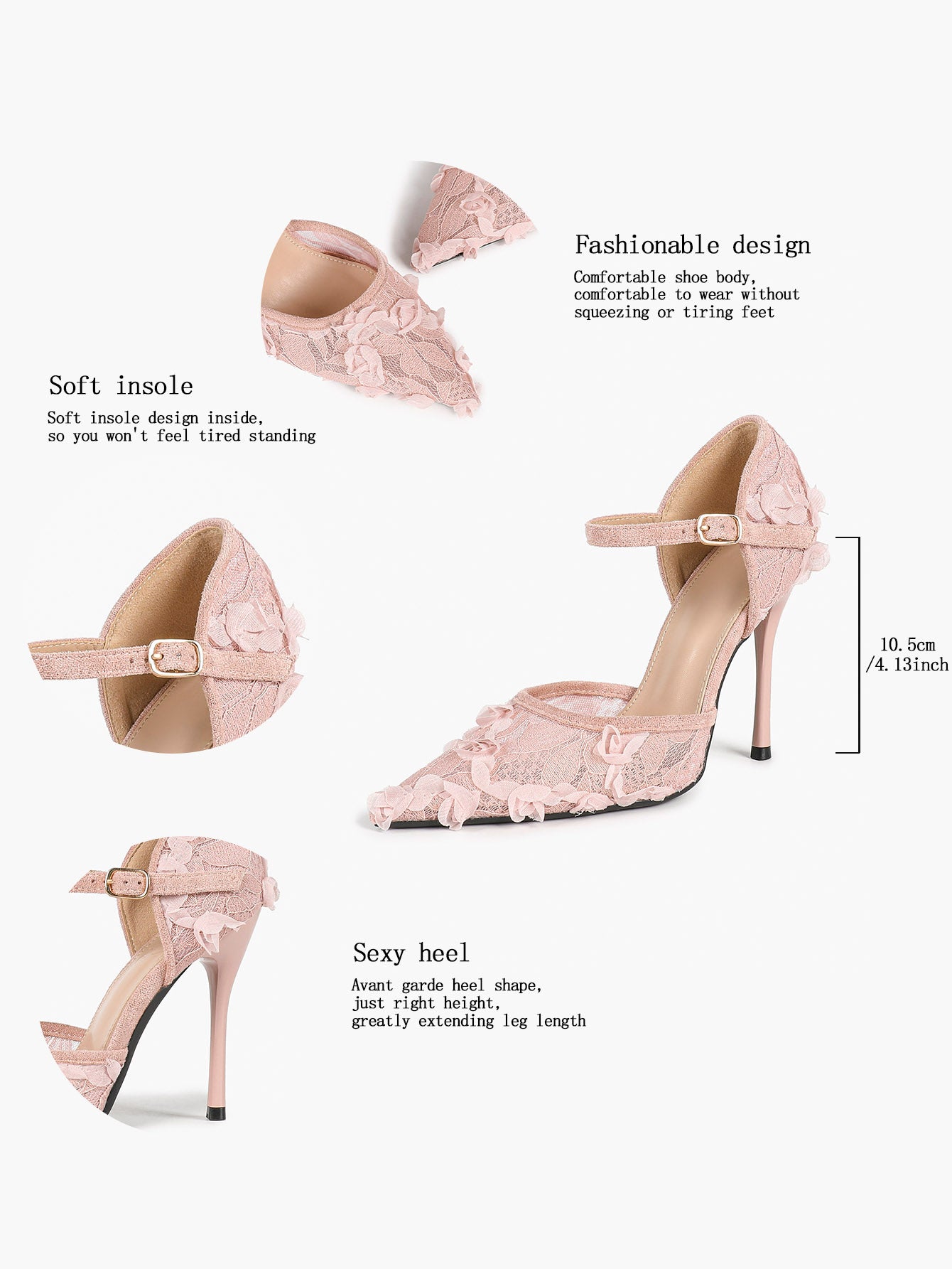 The Gilded Dream: Beige Sequin Mesh Stilettos for Elegant Evening Affairs