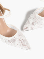 The Gilded Dream: Beige Sequin Mesh Stilettos for Elegant Evening Affairs