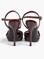 Double Strap Slingback Pointed Toe Stiletto Heels - Mary Jane Style Pumps