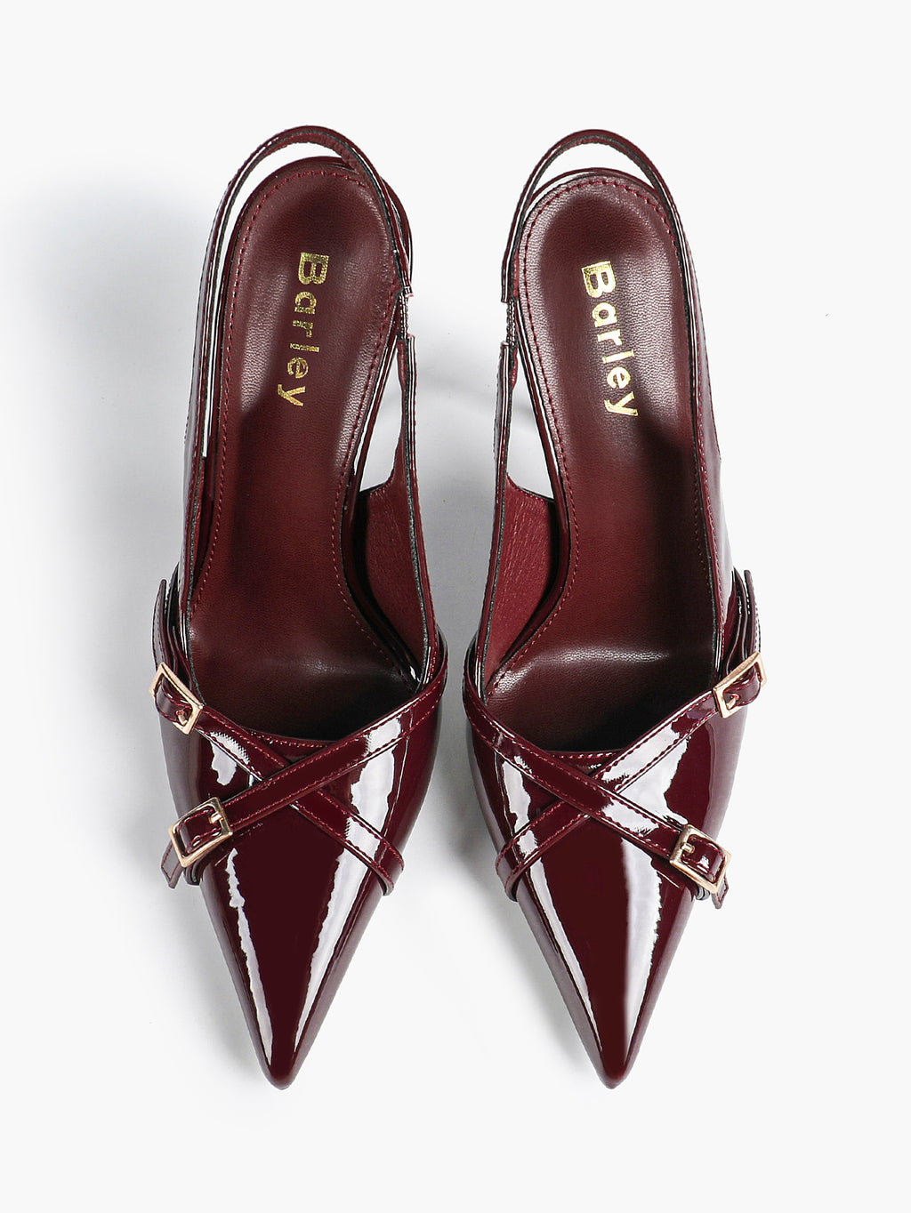Women's Buckle Accent Pointed Toe Pumps Heels - Party Date Night Heels