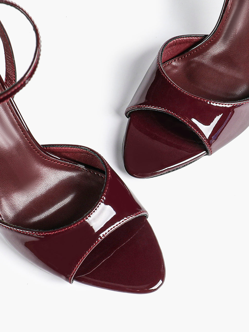 Open Toe Single Band Ankle Strap Heels Adjustable Sandals for Summer Date