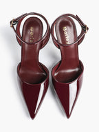 Classic Pointed Toe Ankle Strap Stilettos - Formal Event Heels