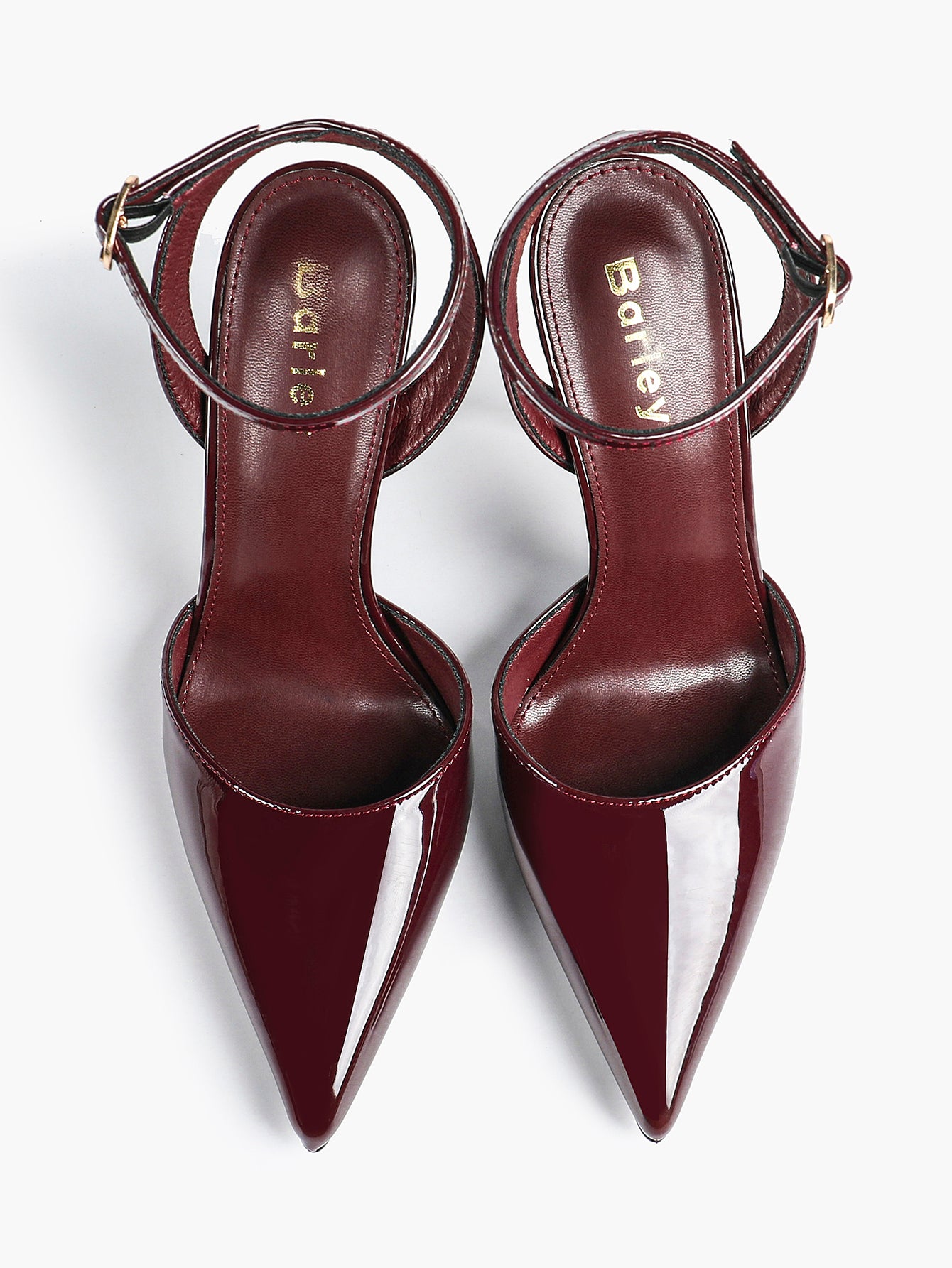 Classic Pointed Toe Ankle Strap Stilettos - Formal Event Heels