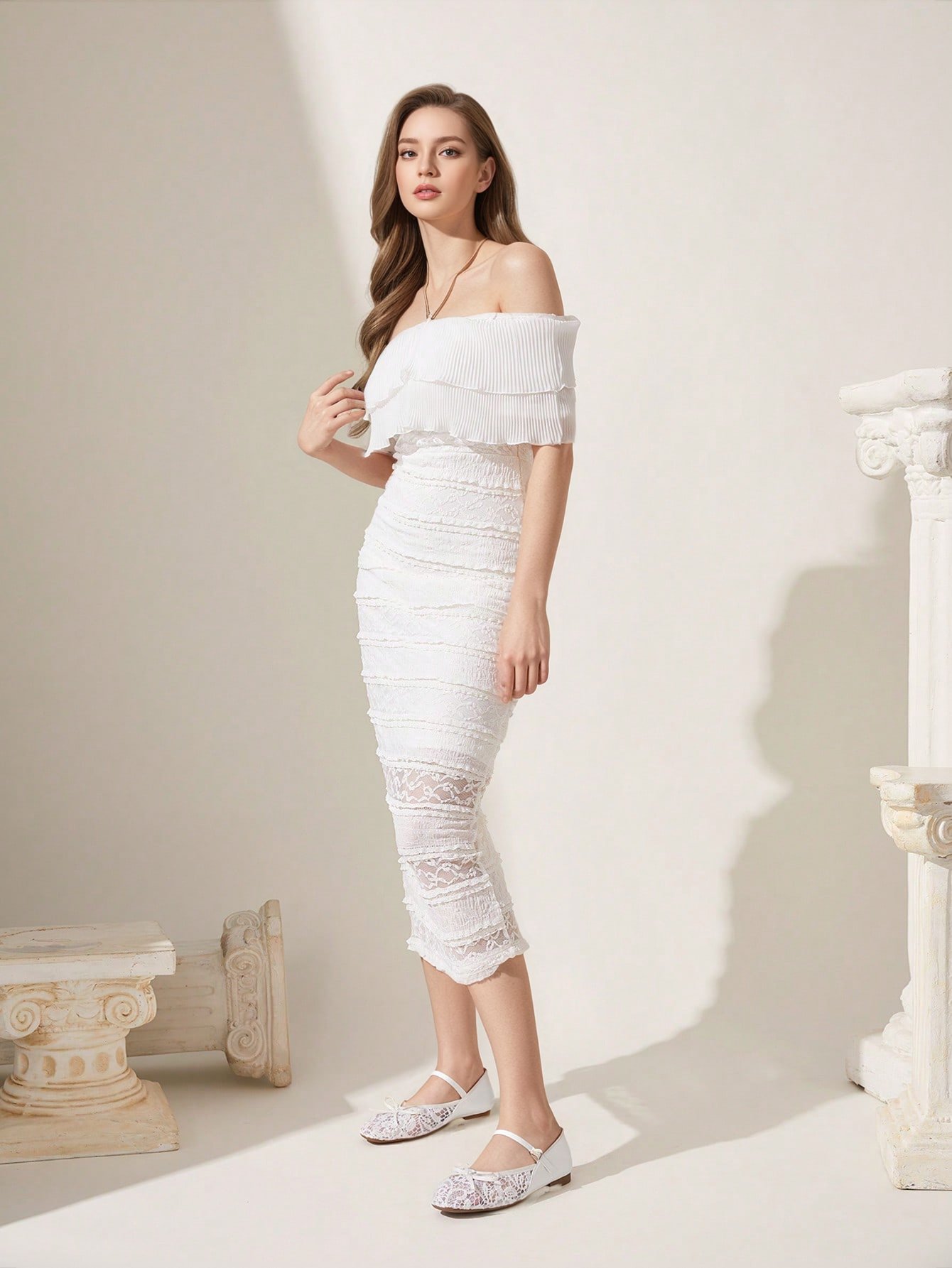 white lace ankle strap ballet flats – elegant everyday & occasion shoes white lace ankle strap ballet flats – elegant everyday & occasion shoes