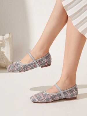 woven mary jane flats – stylish comfort with a modern twist